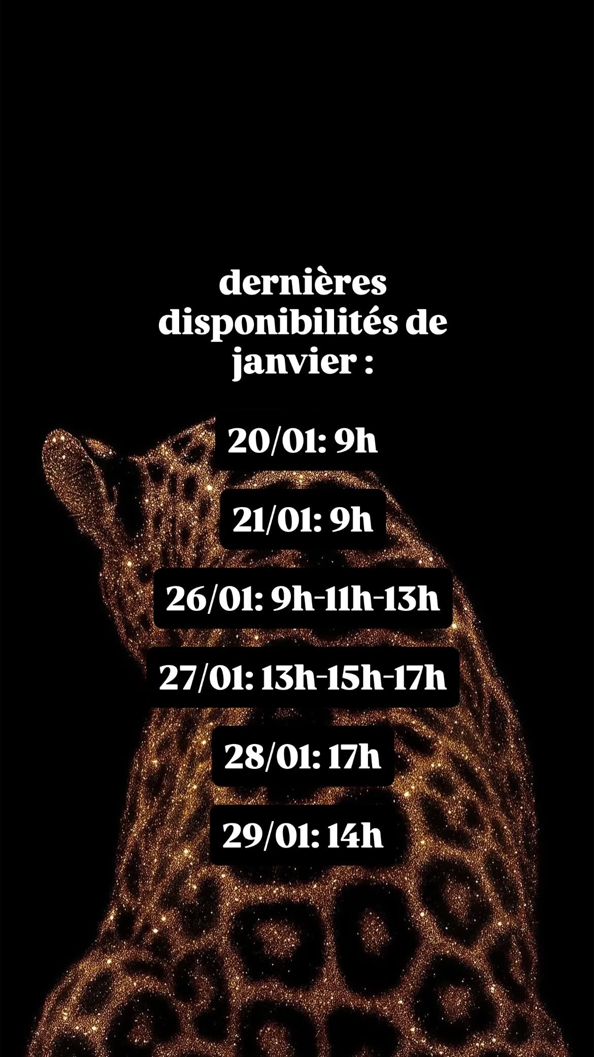 Planning disponibilités April Nail's - Prothésiste ongulaire Auxonne